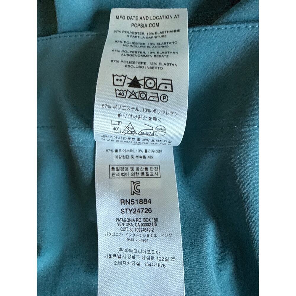 Patagonia NEW Women’s Dirt Craft 12” Bike Shorts in Teal Size 18 - Picture 7 of 8